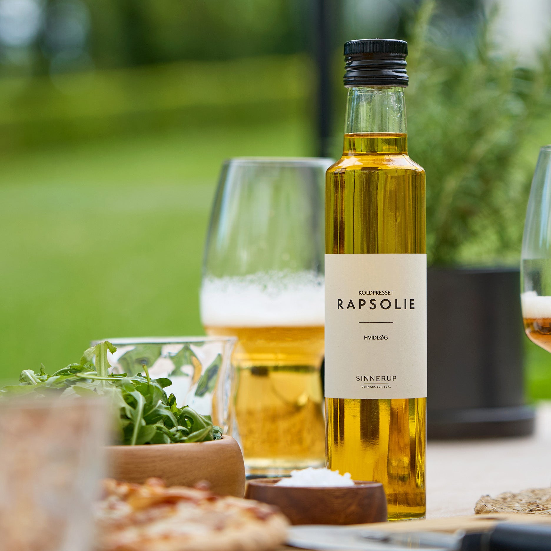 Koldpresset rapsolie m/hvidløg 250 ml